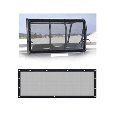 Imagem de Rede Polaris para janela traseira – Protetor solar de malha macia de para 1000/XP 1000 2017-2022 – Fornece proteção solar, bloqueia raios UV, mantém poeira, sujeira