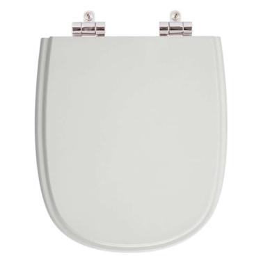 Imagem de Assento Sanitario Poliester com Amortecedor Paris Silver (cinza Claro) para Vaso Ideal Standard