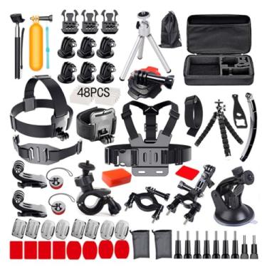 Imagem de Daconovo Kit de acessórios para câmeras de ação 120 em 1 Conjunto de acessórios para câmeras esportivas com estojo de transporte de substituição para GoPro Hero 12/11/10/9 e mais