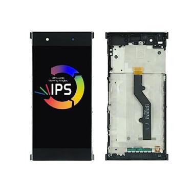 Imagem de SHOWGOOD para Sony Xperia XA1 Plus Display LCD G3416 G3412 G3426 G3421 G3423 Montagem digitalizador de tela sensível ao toque com moldura (preto sem moldura)