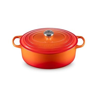 Imagem de Le Creuset Panela Oval 31 cm Ferro Fundido Esmaltado Signature Laranja