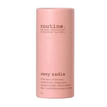 Imagem de ROUTINE Sexy Sadie – Bastão desodorante natural 50 g – Bicarbonato de sódio reduzido, magnésio – Desodorante sem alumínio natural para mulheres e homens