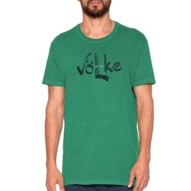 Imagem de Camiseta Von der Volke Masculina Origineel Hand Volke Verde-Masculino