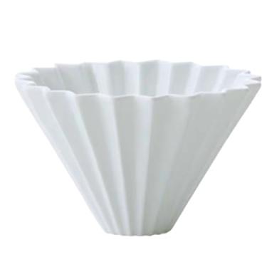 Imagem de Goodening Copo de filtro de origami, cafeteira de cerâmica, gotejador de café não elétrico, cafeteira manual fácil, xícaras individuais de porcelana para casa, café, acampamento, presentes de café
