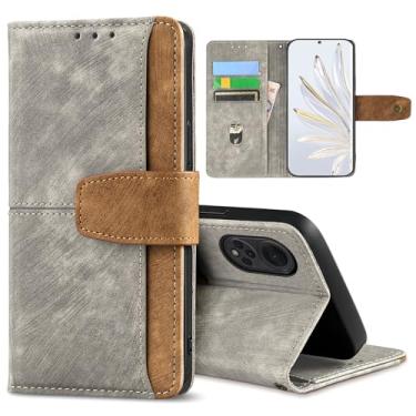 Imagem de GANGANPRO Coldre de couro para celular empresarial para Huawei Enjoy 70 Pro/nova 12i 4G, capa flip antiderrapante resistente a arranhões com suporte para cartão, capa carteira com suporte de 6,7