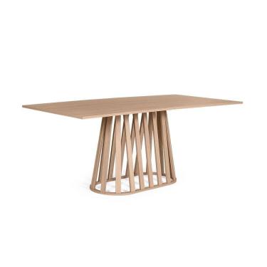 Imagem de Mesa De Jantar Retangular 6 Lugares 180x90cm Gabi Jade - Straub Web