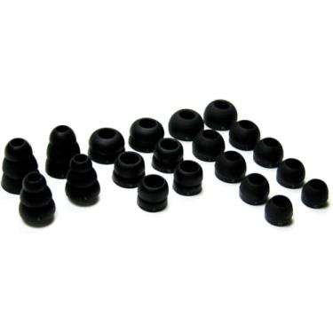 Imagem de Kit de ajuste ergonômico com 20 peças (DF-TF-5SZ) compatível com fones de ouvido intra-auriculares TDK EB950, EB900, EB750, IE800, IE500 Dual Driver, MCG300 e NC350 - Fones de ouvido de ouvido de substituição para pontas auriculares