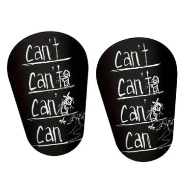 Imagem de kowaku 1 par de mini futebol, caneleiras, protetor de equipamento de proteção, ao ar livre, guardas de treinamento de futebol, proteção de pernas para, Letras pretas e brancas, XS