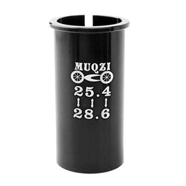 Imagem de Baosity Adaptador de calço de liga de alumínio para assento redutor de selim para bicicleta MTB Mountain Road Bike – 25,4 mm a 28,6 mm