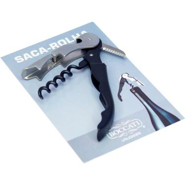 Imagem de Saca-rolha Dois Estágios Sommelier Gourmet Qualidade Boccati