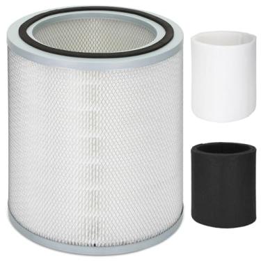 Imagem de Znnam Kit de filtro de alta eficiência com pré-filtro compatível com filtro Austin Air Cleaner Healthmate FR400 e Austin Air Cleaner HM400, HM402, HM405, HM410 e modelos HM450