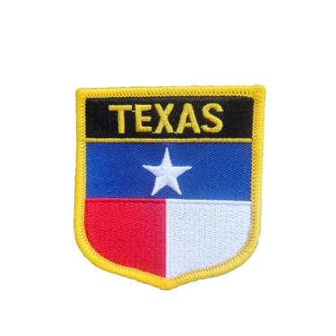 Imagem de Ruoming 1 PÇ Patch de bandeira do Texas, bordado a ferro ou costurado, tático, militar, bandeira do estado nacional (Texas)