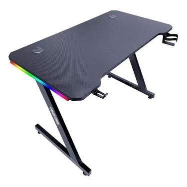 Imagem de Mesa Gamer Escrivaninha Iluminação Rgb