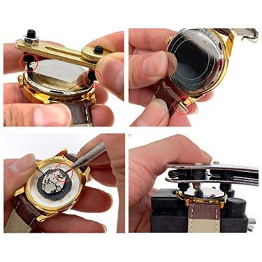 Imagem de Conjunto de ferramentas de reparo de relógio YWBL-WH 16 peças, removedor de pulseira portátil com estojo de transporte ABS + aço inoxidável, conjunto de ferramentas abrangente