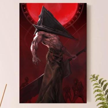 Imagem de Placa Quadro Decorativo - Silent HIll - Pyramid Head (PYRAMID_01)