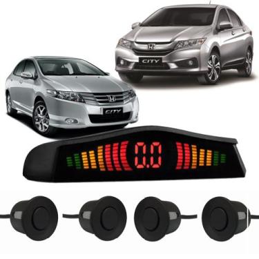 Imagem de Sensor De Ré Estacionamento 22mm Universal Honda City - Tech One, Pret