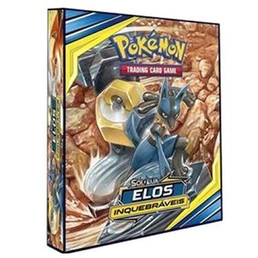 Imagem de Álbum Pokémon Fichário para Cards - SOL&LUA - Elos Inquebráveis + 10 folhas plásticas de 9 bolsos Y.E.S