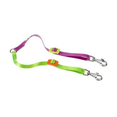 Imagem de Guia Ferplast Dupla Twin Colours para Cães - Cores Sortidas - Tamanho 