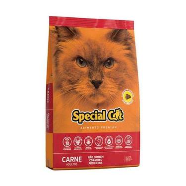 Imagem de Ração Premium Special Cat para Gatos Adultos Sabor Carne - 10,1kg