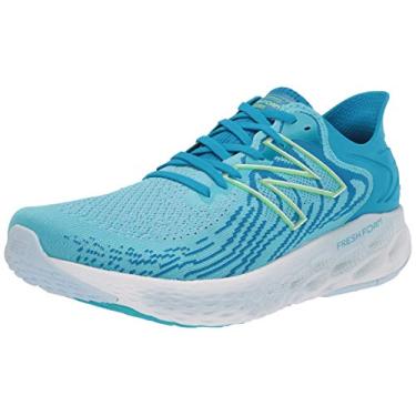 Imagem de New Balance Tênis de corrida feminino Fresh Foam 1080 V11, Azul pálido, frio, preto, 5.5
