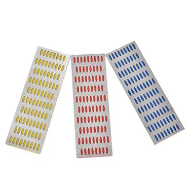 Imagem de Pedras de Afiar Diamante, Afiador de Pedra de Amolar, Ferramenta de Moagem Grossa/média/fina, Facas de Cozinha, Liga Dura, 3 Peças