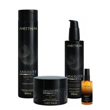Imagem de Kit Absolute Oil com 4 produtos Aneethun- Lançamento