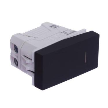 Imagem de Módulo Interruptor Pulsador Universal 10A Grafite Orion Schneider, Gra