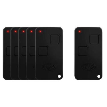 Imagem de 6 Controle Portão Rossi Ntx 433 Dz Nano Atto Dz3 Dz4 Bv Nano com Clip 