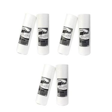 Imagem de Kit 18Kg Bobina Saco Plastico Picotada 35x50 Extra Fort 6Bob - XCA