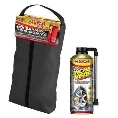 Imagem de Bolsa Multiuso De Ferramentas + Reparador Instantâneo Pneu - Luxcar