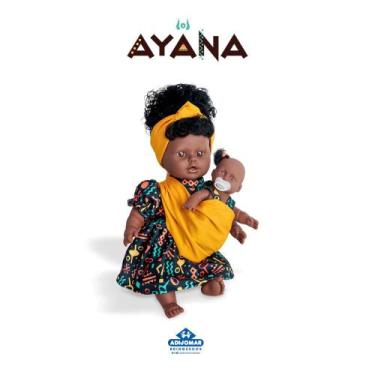 Imagem de Brinquedos Para Creches Boneca Ayana Mamçae E Filha Lindas - Adijomar