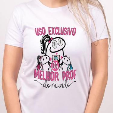 Imagem de 1 Camiseta Bonequinho Flork Dia dos Professores Uso Exclusivo Melhor P
