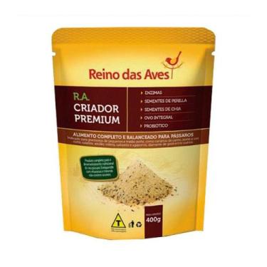 Imagem de Ração Reino das Aves Farinhada Criador Premium para Pássaros - 400g