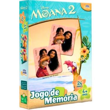 Imagem de Jogo Da Memória Infantil Educativo Moana 2 24 Pares - Disney - Toyster