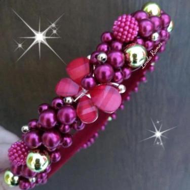 Imagem de Tiara diadema chá revelação Jardim Encantado - Ateliê Linda Ramos , Ja