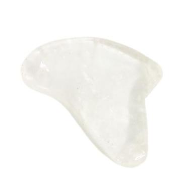 Imagem de Placa massagem Gua Sha Cristal Branco Expresso Mata Atlântica