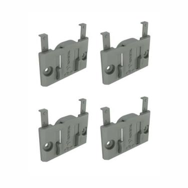 Imagem de 02 Jg Dispositivo Anti-descarrilamento Porta Armário Correr - Rometal