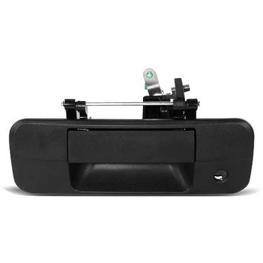 Imagem de DNA MOTORING Alça traseira externa compatível com Toyota Tundra 07-13 com orifício para câmera, preto texturizado, OEM-THO-00189