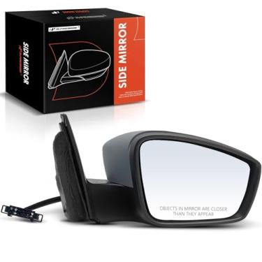 Imagem de A-Premium Espelho retrovisor traseiro externo cinza dobrável manual do passageiro - compatível com Volkswagen Jetta 2011-2018
