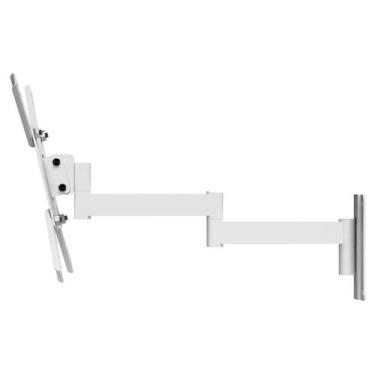 Imagem de Suporte Tv 10 A 42 Vesa 200X200 4 Movimentos - Branco - Multiforma