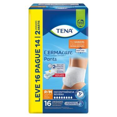 Imagem de Roupa Intima Tena Pants Dermacare Tamanho P/M com 16 Unidades