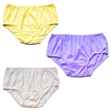 Imagem de Kit 06 Calcinha Calçola Para Senhoras Xg Plus Size Confortável - Merca