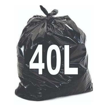 Imagem de Saco De Lixo 40 Litros Resistente 100 Unidades - HIGIPACK
