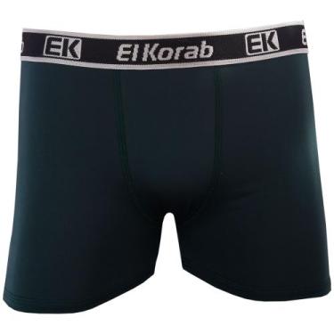 Imagem de Kit 3 Cueca Boxer Box PLUS SIZE Adulto EL KORAB Original Microfibra Li