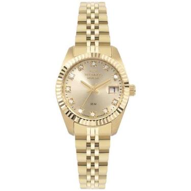 Imagem de Relógio Technos 2015CEL/1X Dourado Riviera Cristal Analógico