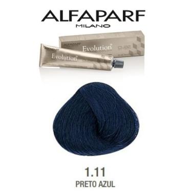 Imagem de Coloração Evolution Alfaparf nº1.11 Preto Azulado