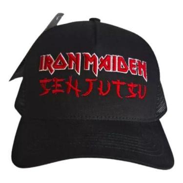 Imagem de Boné Oficial Bandas Consulado Do Rock, Preto, Iron maiden, Un