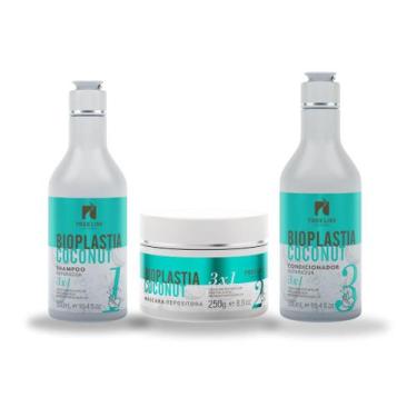 Imagem de Kit Crescimento Capilar Bioplastia Vegano Treeliss 3 itens - Treeliss 