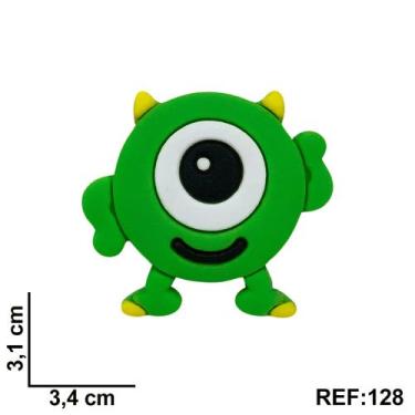 Imagem de Aplique emborrachado kit 10 unidades Mike Wazowski monstros S.A. REF:1