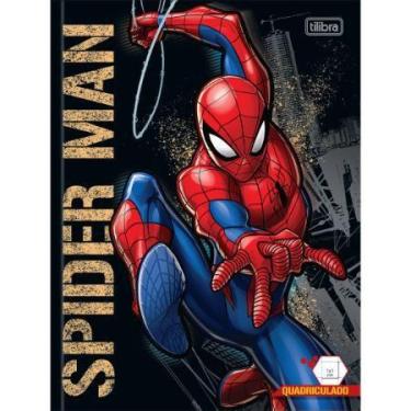 Imagem de Caderno quadriculado brochurao cd spider - Tilibra